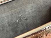 DIONYSUS MEDIUM SHOULDER BAG 22 IN BLACK GG GLOSSY LAMBSKIN
