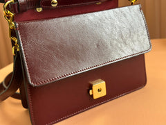 DIONYSUS MEDIUM SHOULDER BAG 22 IN ROSSO ANCORA RED GG GLOSSY LAMBSKIN