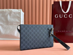 NEO VINTAGE 26 GG SUPREME POUCH IN BLACK CANVAS