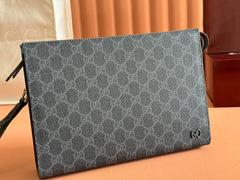 NEO VINTAGE 26 GG SUPREME POUCH IN BLACK CANVAS