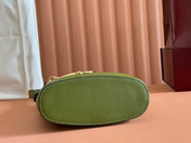 73 SMALL BUCKET BAG 20 IN GREEN SMOOTH CALFSKIN