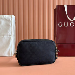 SMALL CROSSBODY BAG 23.5 IN BLACK GG CANVAS