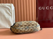OPHIDIA BELT BAG 34 IN LIGHT BROWN GG CANVAS