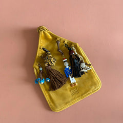 SUEDE BAG WITH TRICK 37 WHISKEY