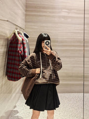 MIUMIU FLEECE HOODED JACKET STYLE 18