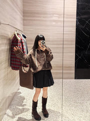 MIUMIU FLEECE HOODED JACKET STYLE 18