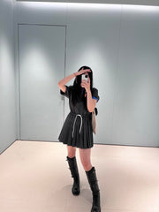 MIUMIU PLEATED DRESS STYLE 19