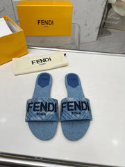 FF 5 BLUE DENIM CANVAS SLIDE