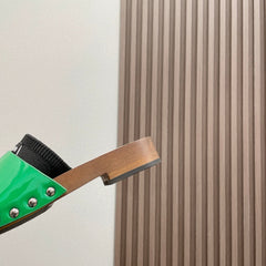 SLIPPERS IN GREEN GLOSSY CALFSKIN WITH BLACK HALF-FOOT SOCKS