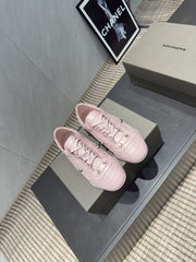 BALENCIAGA 25S SNEAKER IN LIGHT PINK CALFSKIN