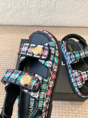 DAD SANDAL IN COLORFUL FABRIC