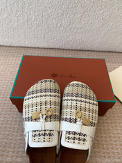 BUBBLE IN MULTICOLOR RAFFIA MIX WHITE LAMBSKIN GOLD HARDWARE