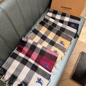 SCARF 180 CM IN COLORFUL CASHMERE  410340