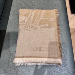 BBR SCARF 180 CM IN SILK MIX WOOL 481160