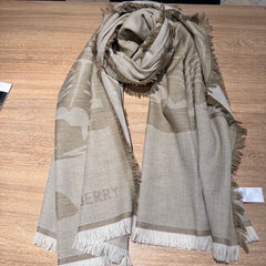 BBR SCARF 180 CM IN SILK MIX WOOL 481160
