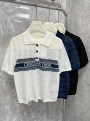Dior 25 Polo Shirt Tencel with Wool 232755