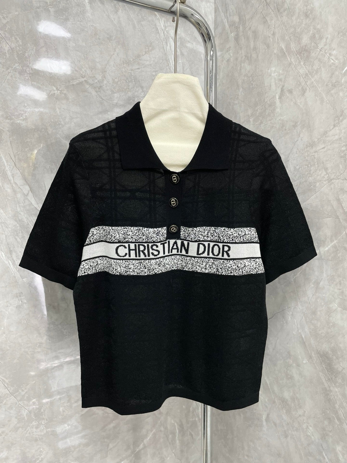 Dior 25 Polo Shirt Tencel with Wool 232755