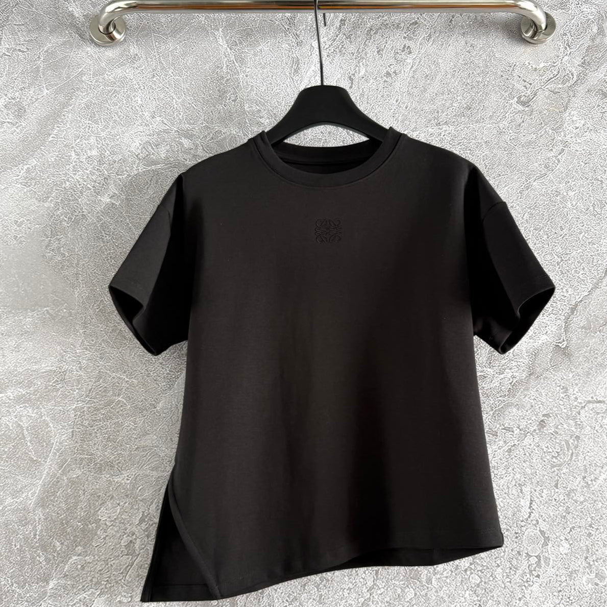 Loewe Slit T-shirt Brown Chocolate Cotton