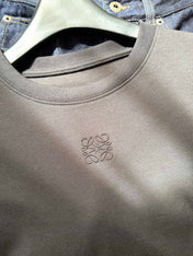 Loewe Slit T-shirt Brown Chocolate Cotton