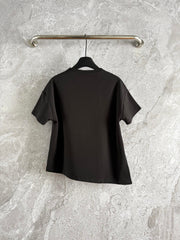 Loewe Slit T-shirt Brown Chocolate Cotton