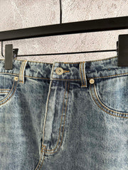 Loewe A-line Skirt Blue Polyester Fiber