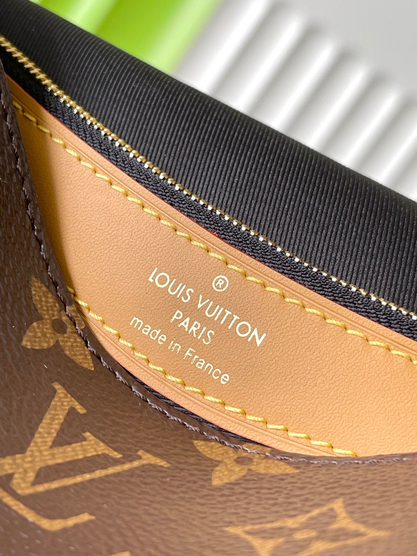 DIANE 25 IN BROWN MONOGRAM CANVAS TANNED COWHIDE