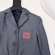 MIUMIU 26S SET BLAZER AND PLEATED SKIRT 866