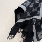 MAX MARA 25S FRINGED KNIT CAPE 163