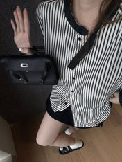 CHANEL 25S STRIPED SHIRT STYLE 103