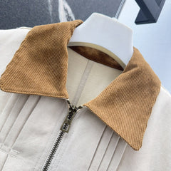 Loewe 25 Jacket Beige Cotton