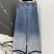 CC 25 Pants Blue Cotton