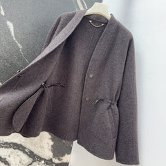 HERMES 25S REVERSIBLE LONG KNIT CARDIGAN 173