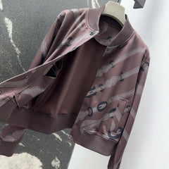 HERMES 25S SWEATSHIRT AND SKIRT SET 528320