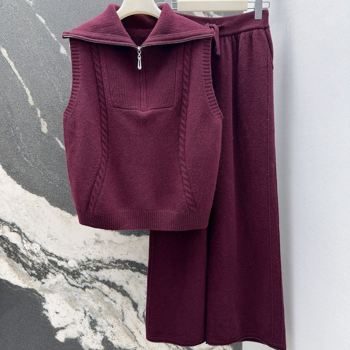 HERMES 25S KNIT VEST SET 528312