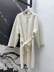 HERMES 25S LONG KNITTED COAT 214