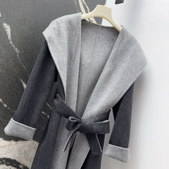 MAX MARA 25S HOODED LONG COAT 158