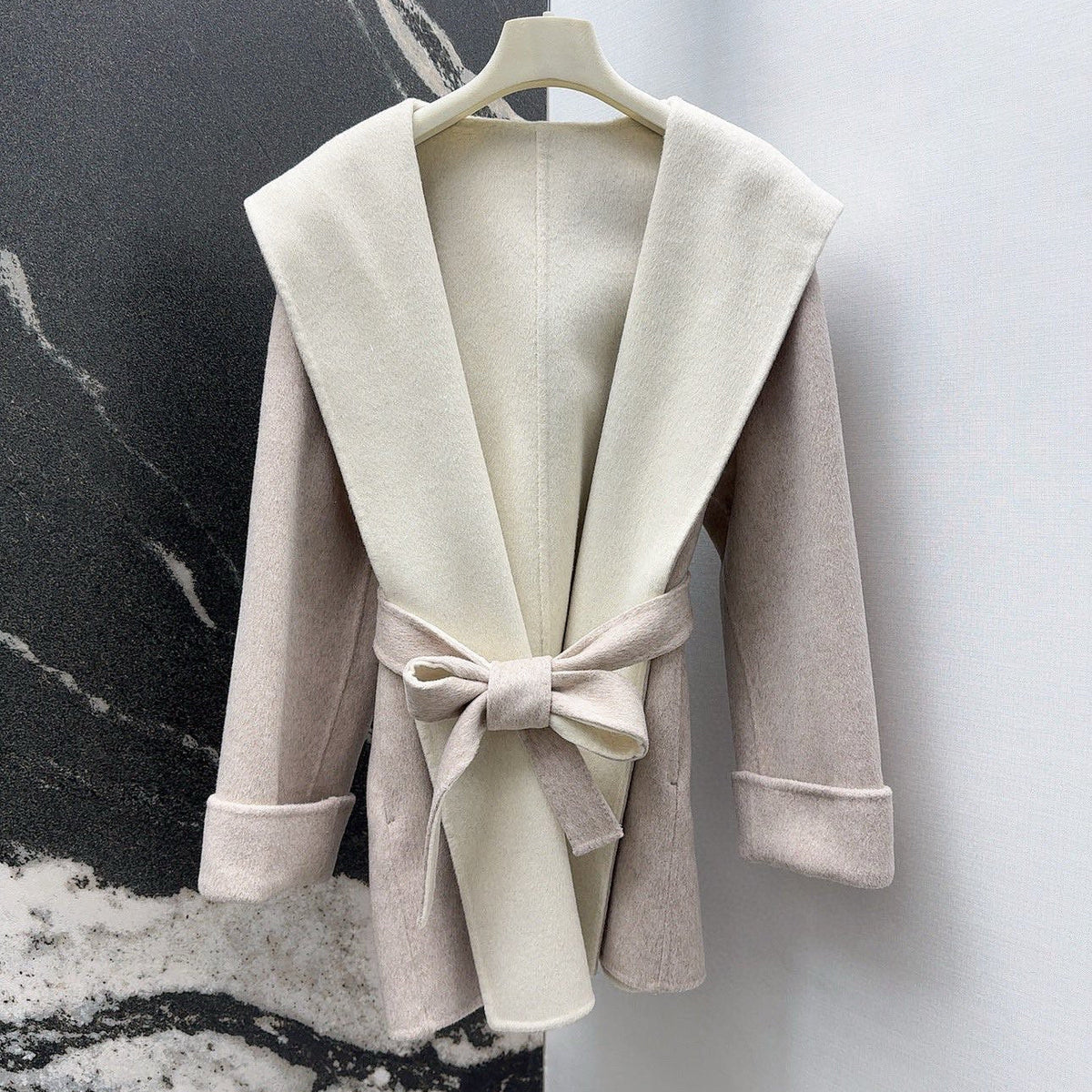 MAX MARA 25S HOODED MID-LENGTH COAT 159