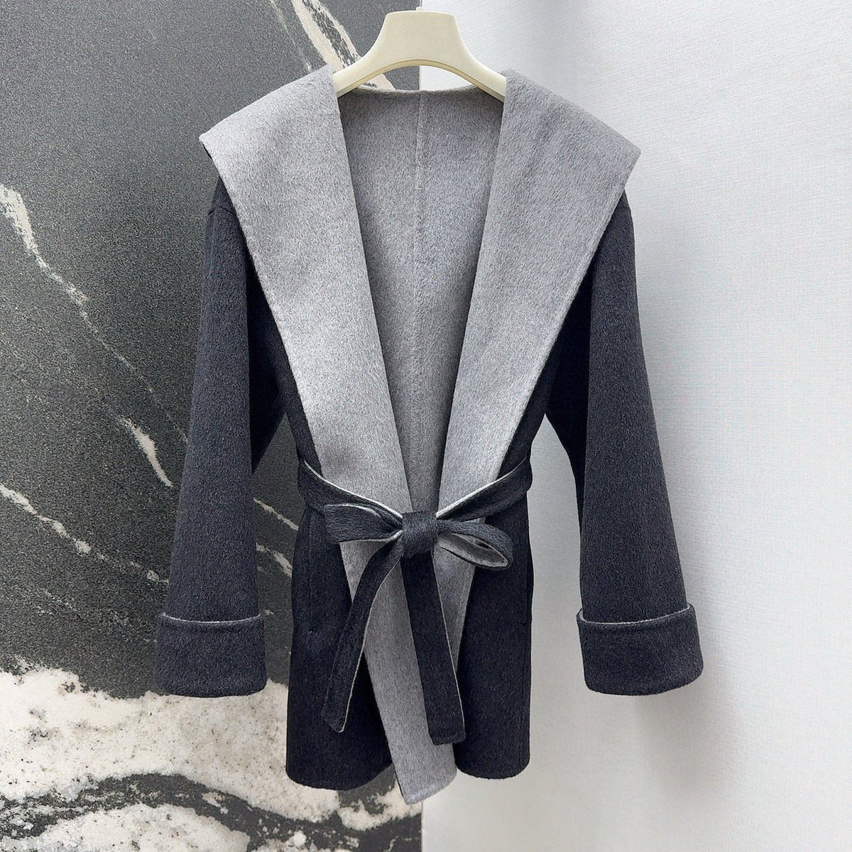 MAX MARA 25S HOODED MID-LENGTH COAT 161