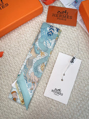 HERMES 26S SCARF 86 IN SILK 309651