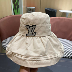 BUCKET HAT IN COSMIC LATTE BEIGE COTTON 404528