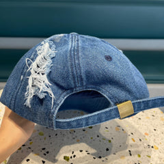 BASEBALL CAP IN CLASSIC BLUE DENIM 433085