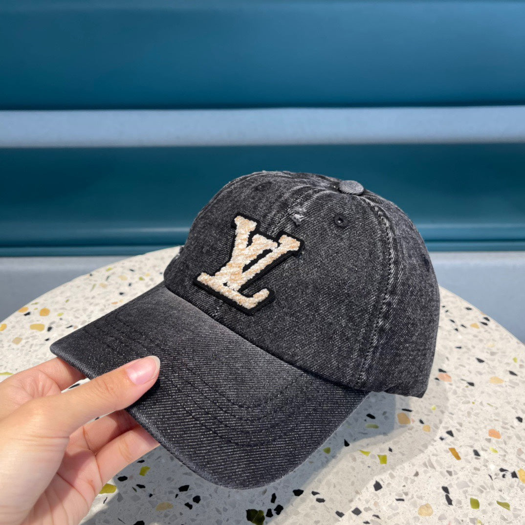 BASEBALL CAP IN BLACK DENIM 433087