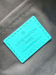 MINI SOFT TRUNK 18 IN TURQUOISE BLUE TAURILLON