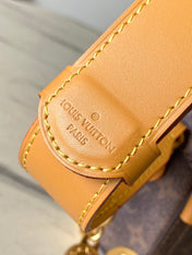 SOUL TRUNK 19 IN BROWN MONOGRAM DUST CANVAS GOLD HARDWARE