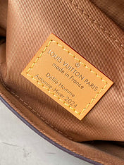 SOUL TRUNK 19 IN BROWN MONOGRAM DUST CANVAS GOLD HARDWARE