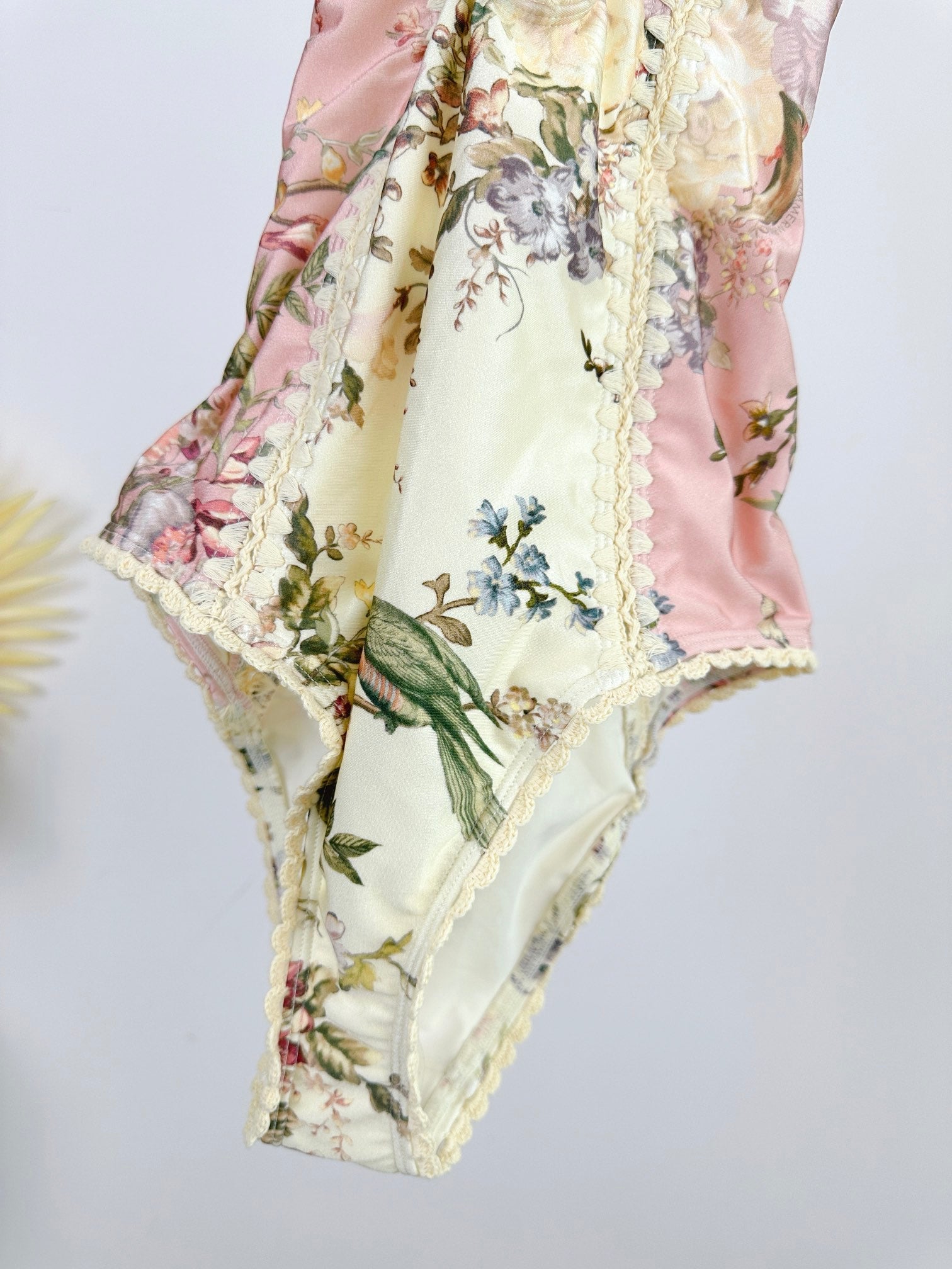 ZIMMERMANN BIKINI WITH PLUNGING NECKLINE 270509