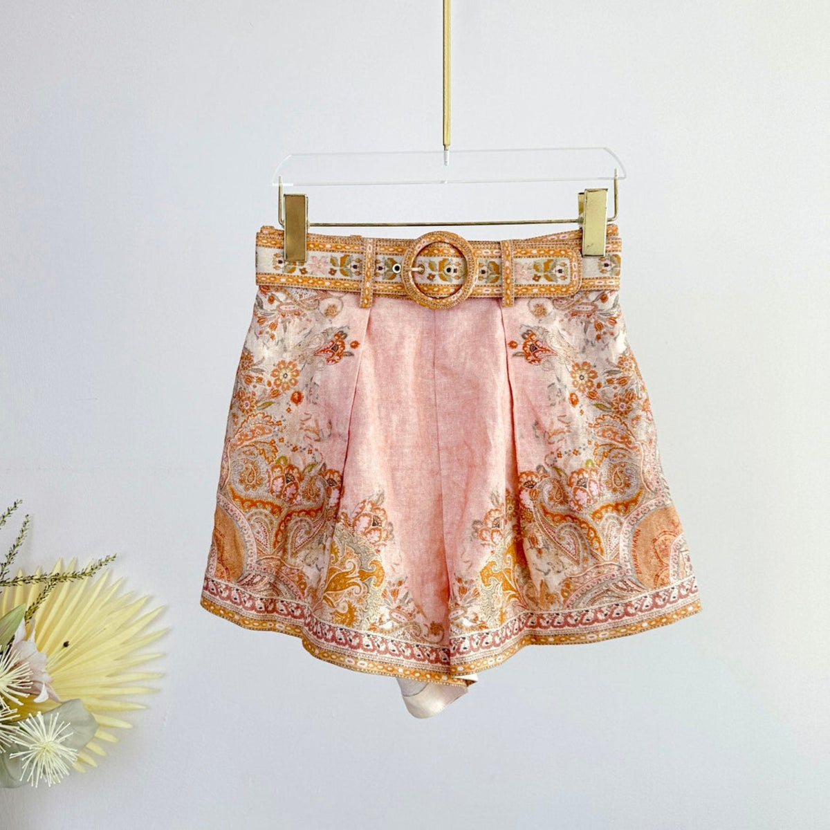 ZIMMERMANN PLEATED SHORTS 270176