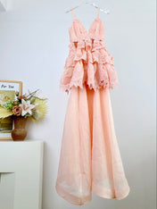 ZIMMERMANN OFF-SHOULDER LAYERED MAXI DRESS 270369