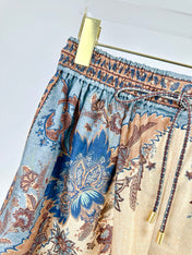 ELASTIC WAIST SILK SHORTS 25S IN HABUTAI SILK 266324