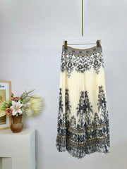 ZIMMERMANN PLEATED FLARED PANTS 270190